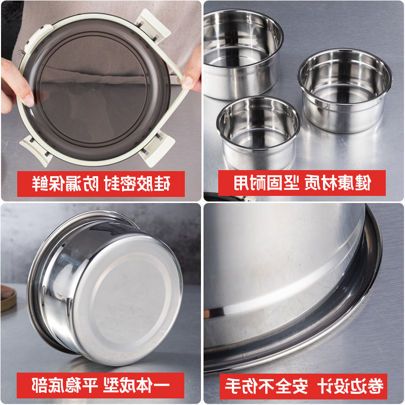 热卖的304不锈钢保鲜盒圆形收纳密封罐带盖水果沙拉碗家用饭盒便在类目 餐饮具, 保鲜容器/保鲜器皿, 保鲜盒中 - 来自Buy2taobao.com提供专业的淘宝代购服务