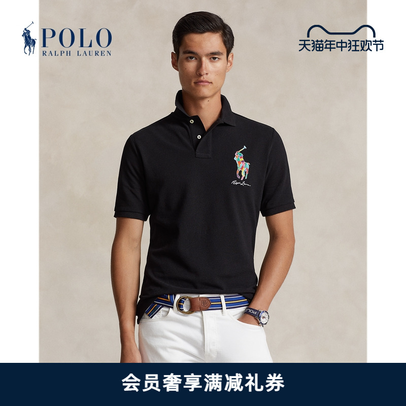 Ralph Lauren/拉夫劳伦男装 24春定制修身版Big Pony Polo衫