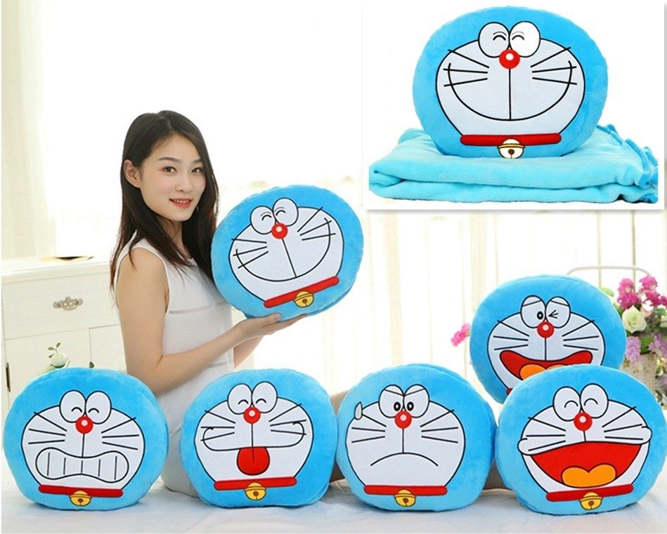 热销哆啦a梦抱枕 三合一