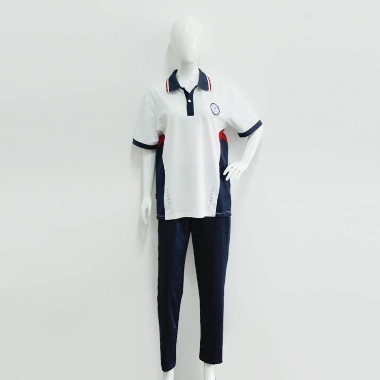 新款冲冠日照五莲区廊坊八中中学生校服2019年夏季工作服