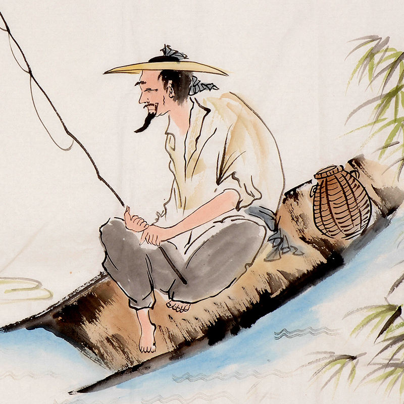 伯阳《姜太公钓鱼》