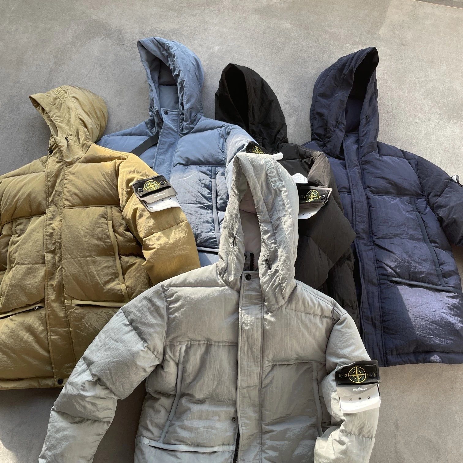 stone石头岛island21aw金属尼龙秋冬蓬松防风保暖羽绒服外套男女