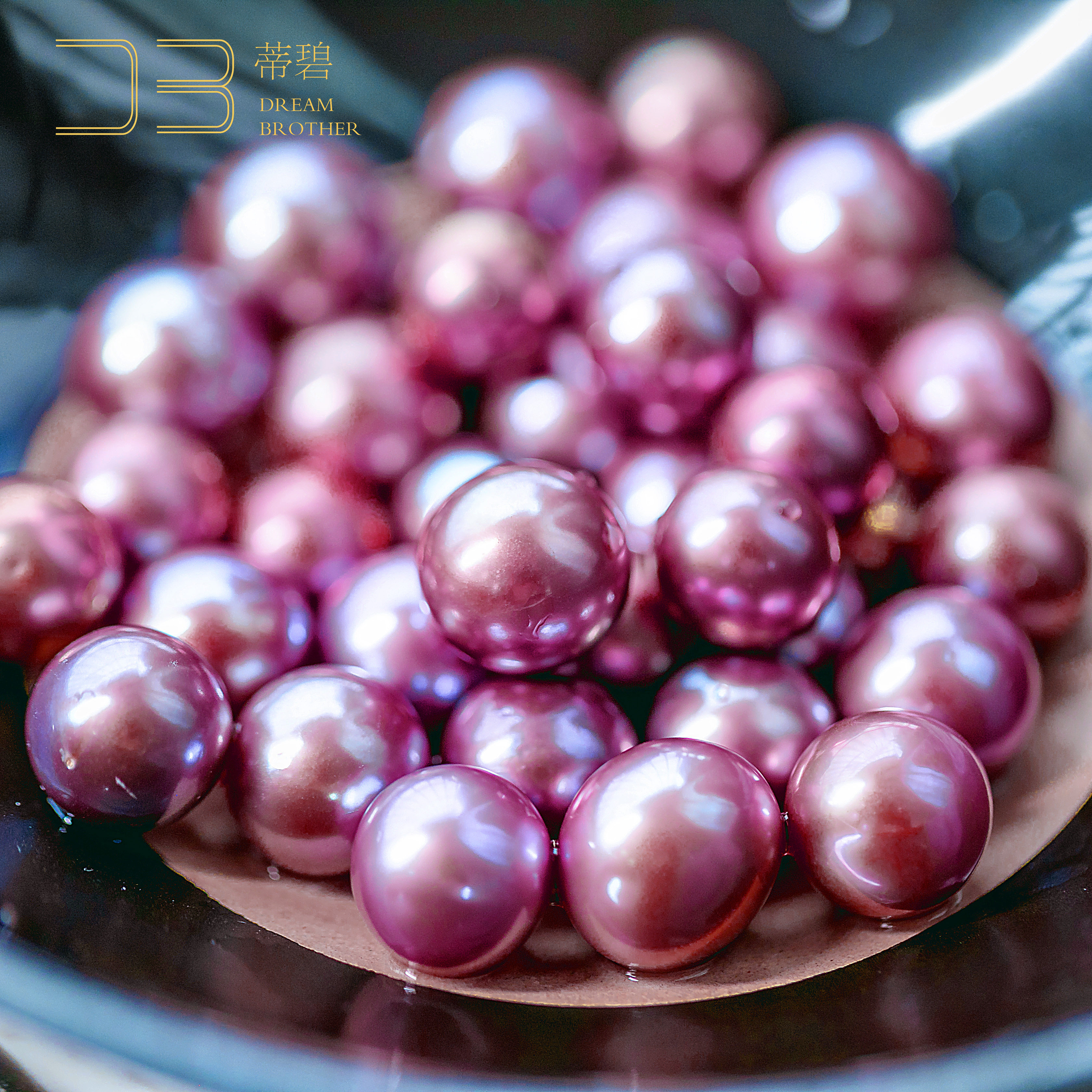 【新粉】直播开蚌天然淡水珍珠蚌活体单珠蚌支持定制巴洛克珍珠