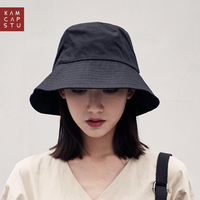 黑色大檐渔夫帽女夏季韩版百搭遮阳帽防晒帽太阳帽紫外线帽子潮牌