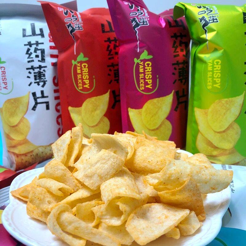 山药薄片香脆山药薯片脆片小吃猫网红休闲办公零食33g膨化小食品
