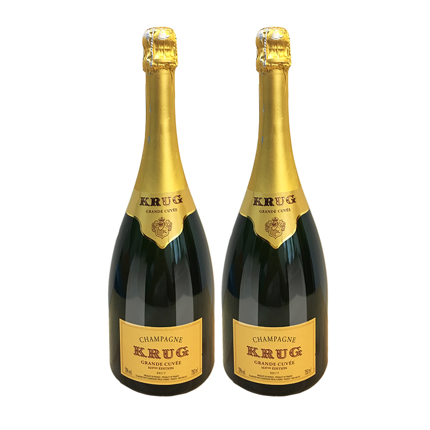 【2支】nv库克陈年香槟champagne krug grande cuvee