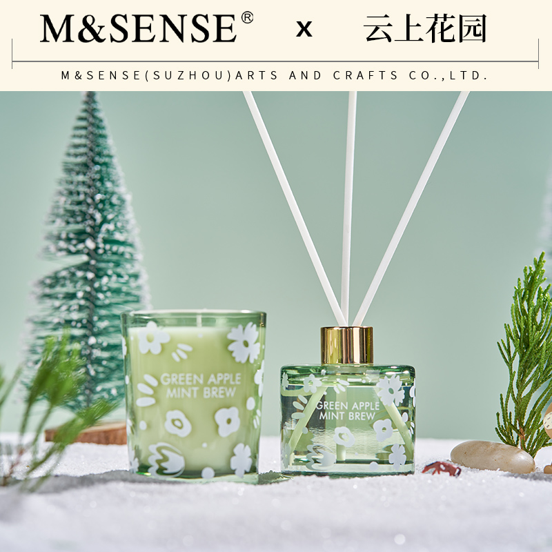 MSENSE蔓莎香氛室内香薰蜡烛礼盒家用持久高级卧室房间摆件散香器|ruв категории туалетные чище/санитарно - гигиенических салфеток/бумага/Ароматерапия, Ароматерапия товаров, аромат специй - от Buy2taobao.com для оказания профессиональной услуги покупки агента Taobao