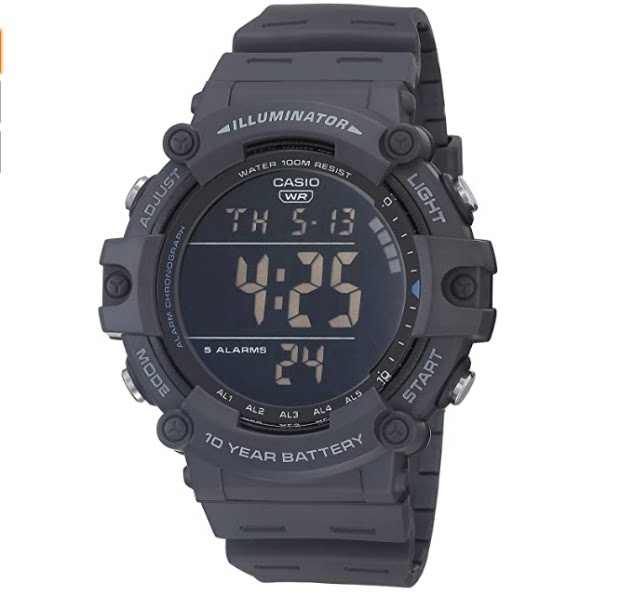 casio卡西欧ae-1500wh-8b运动防水大屏男表ae1500wh-1a/5a电子表-mc