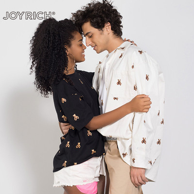 JOYRICH 小熊印花T恤 无门槛减20