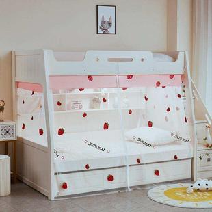 子母床蚊帐1.2上下铺梯形1.5高低床双层儿童床2021家用新款上下床