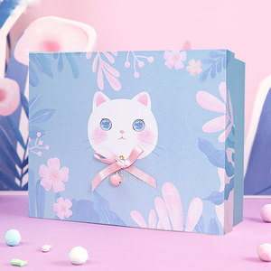 生日礼物盒礼品盒礼盒包装盒空盒圣诞节可爱大号女围巾盒子口红盒