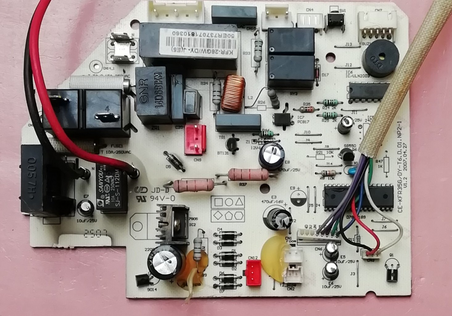 美的空调原装电控cekfr35gdyt6d01np21控制电路板pcb电路板