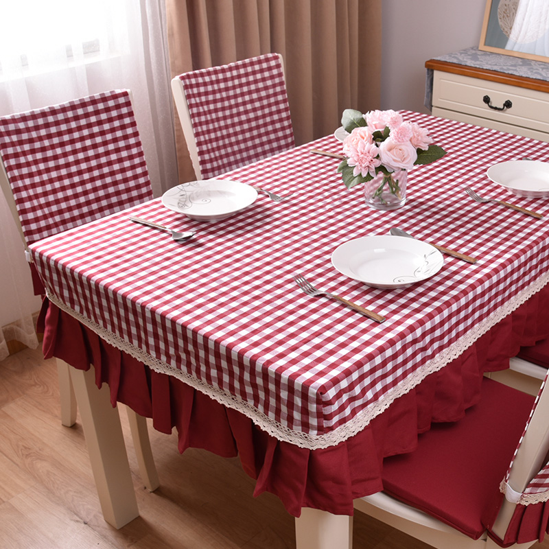 定制网红桌布书桌罩ins风餐桌垫北欧茶几学生幼儿园小桌布艺台布