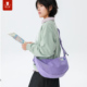 MYD包包女式2024新款饺子包女紫色斜挎包单肩帆布包女士骑行背包