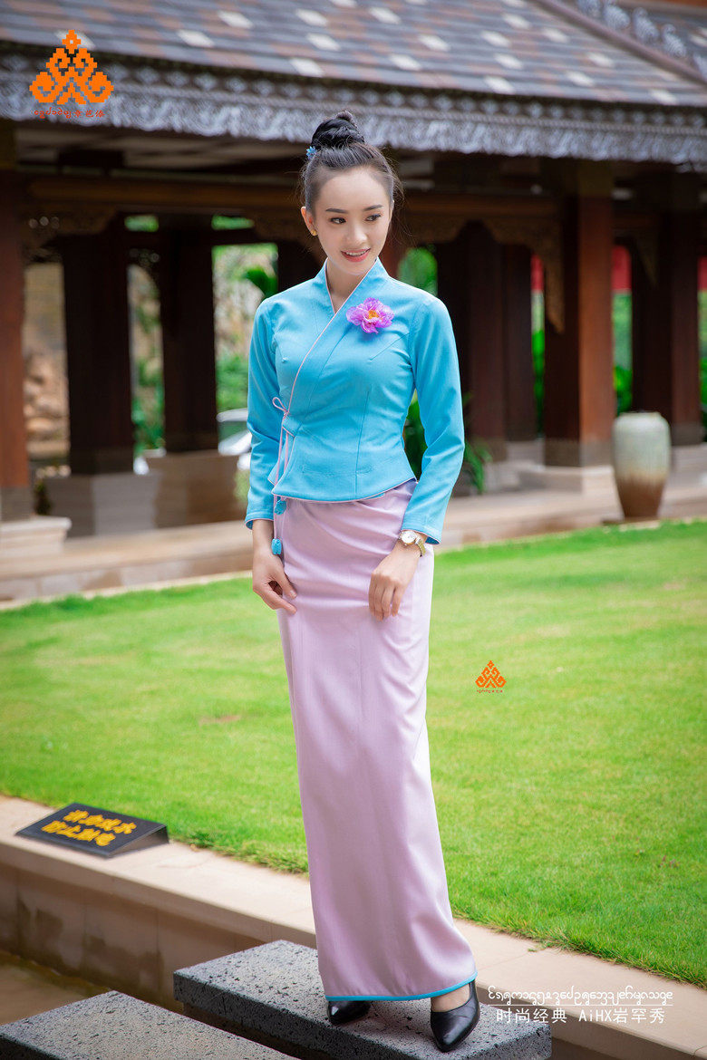 西双版纳傣族服饰秋季简约女士套装多色可选