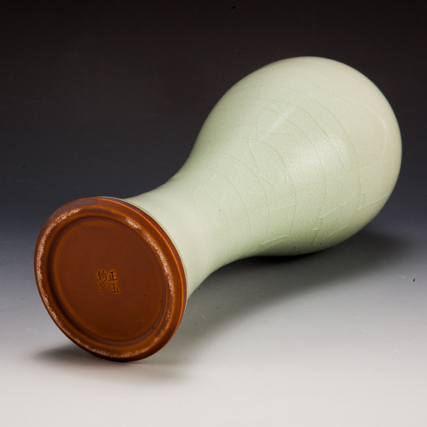 梅瓶 中国钧瓷工艺大师王现峰 传统工艺手工制作 原产地钧瓷精品