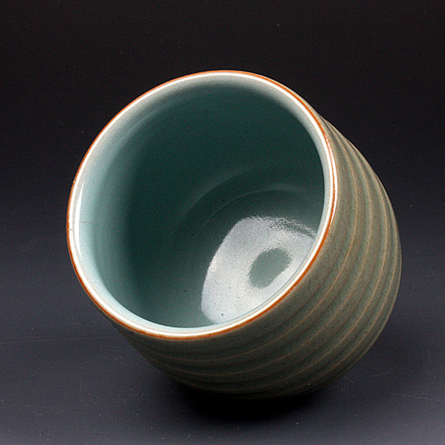 韩琴 汝瓷单杯主人杯 河南省工艺美术大师 原产地汝窑精品