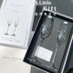 英国RoyalDoulton皇家道尔顿水晶玻璃水钻香槟杯礼盒结婚礼物顺丰