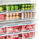 冰箱保鲜盒抗菌冷冻收纳盒食品级蔬菜鲜肉专用厨房整理盒储物盒子