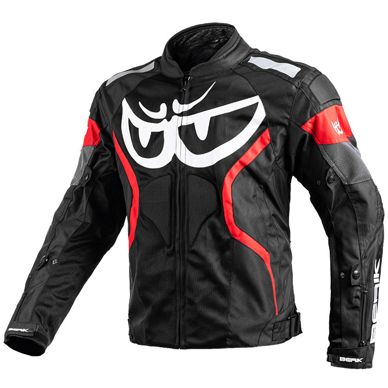 berik骑行服摩托车衣服男机车服赛车服四季骑士装备秋季网眼大眼