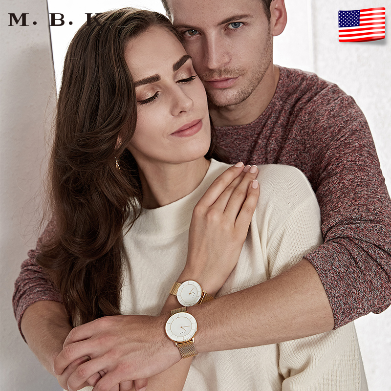 MBK Imported lovers watch Simplicity fashion Quartz watch ultrathin watch steel strip lady watchin the Wristwatch , Watch Europe category - from Buy2taobao.com to provide professional Taobao agent buy service