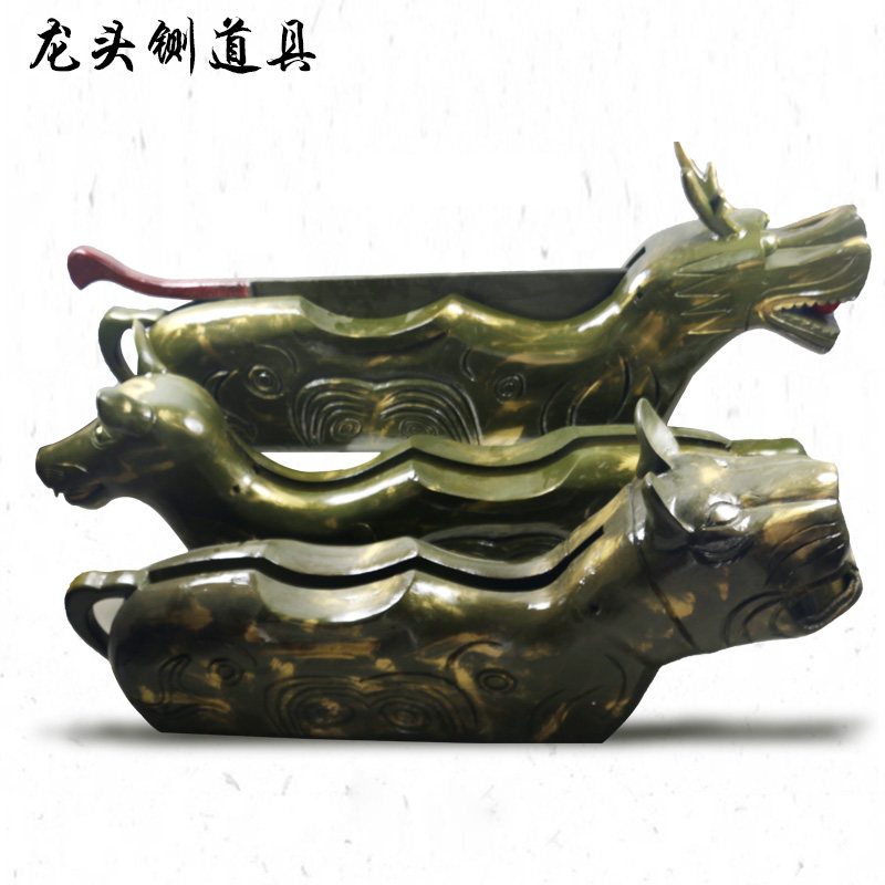龙虎狗头铡刀包公开封府实木雕刻道具影视舞台展示京剧戏曲七品官