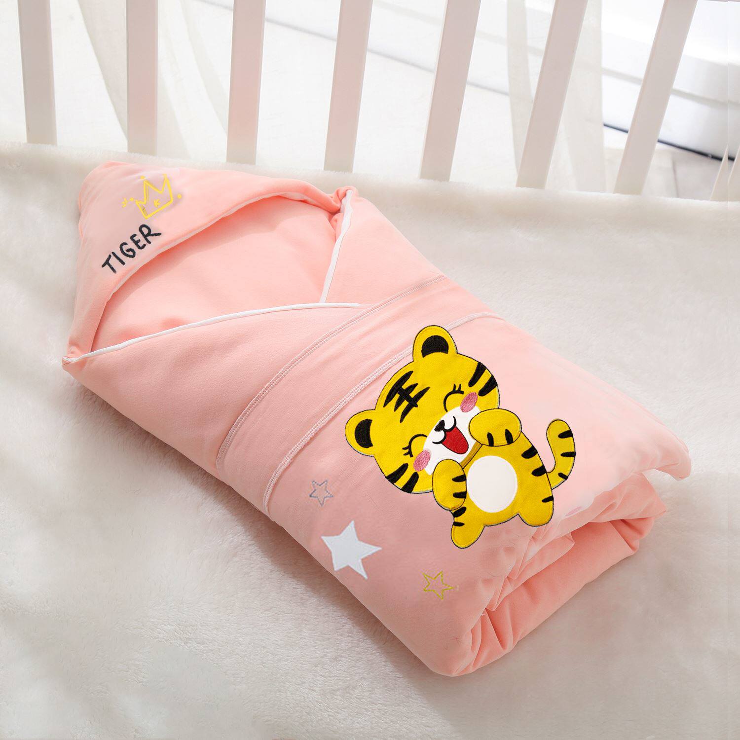 babycare新生婴儿抱被初生包被纯棉薄春秋冬季包单宝宝产房加厚款