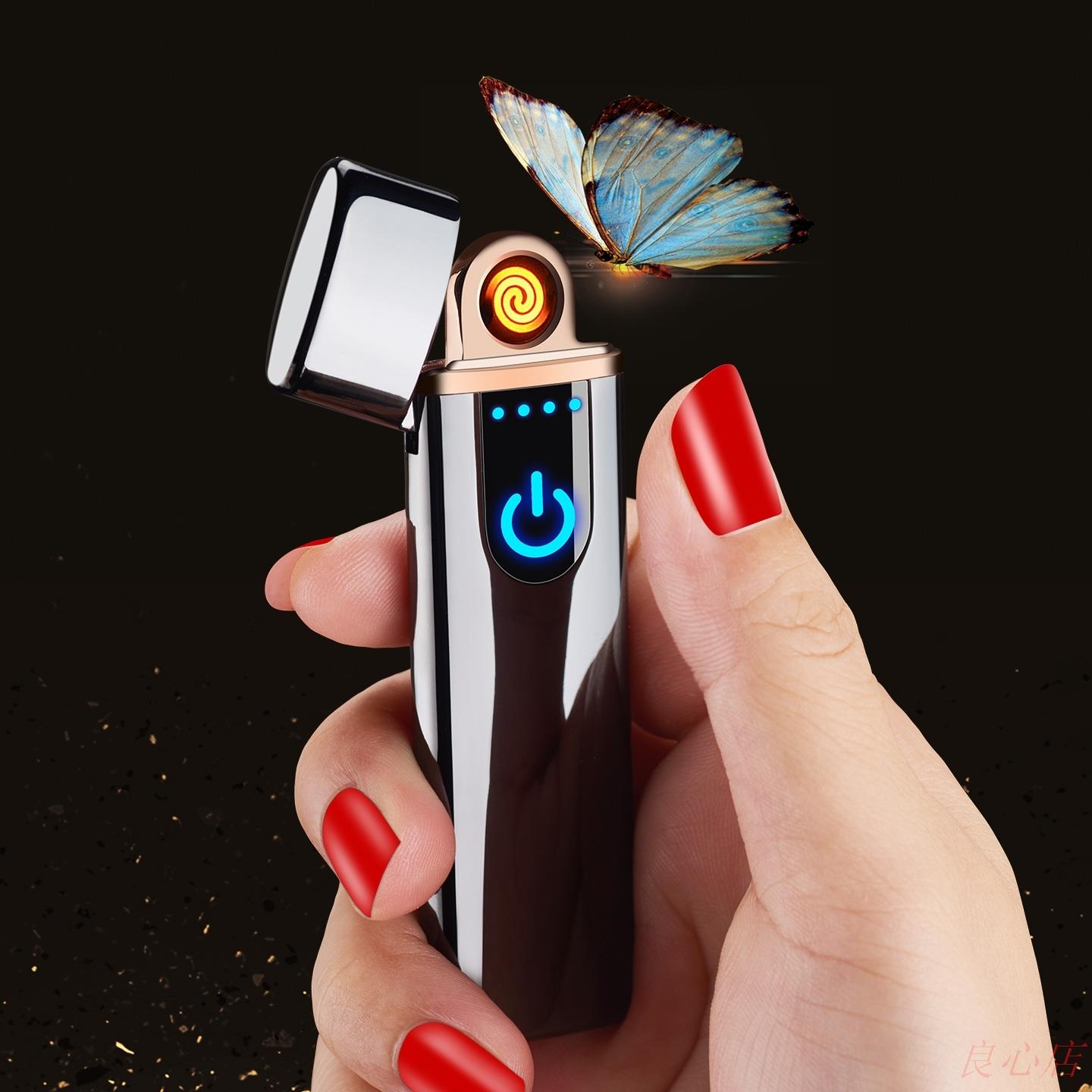 Windbreak explosion-proof charge lighter Pun fashion originality Touch screen The cigarette lighter Electronics lighter chargein the ZIPPO/Swiss Army Knife/Glasses , Brand lighters and accessories , Other , Refillable lighters category - from Buy2taobao.com to provide professional Taobao agent buy service