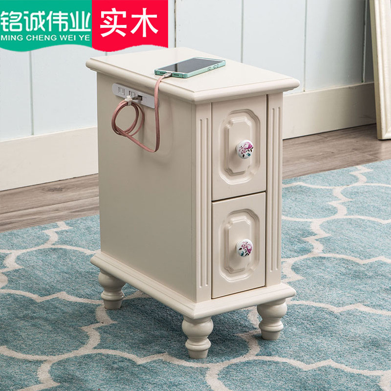 迷你床头柜实木充电小户型窄柜子25cm/30/35/40边几床边储物柜子在类目 住宅家具, 柜类, 床头柜中 - 来自Buy2taobao.com提供专业的淘宝代购服务