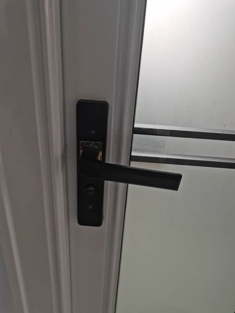 防锈卫生间11孔距门锁房间门厕所锁单舌厨房铝合金工程静音门锁