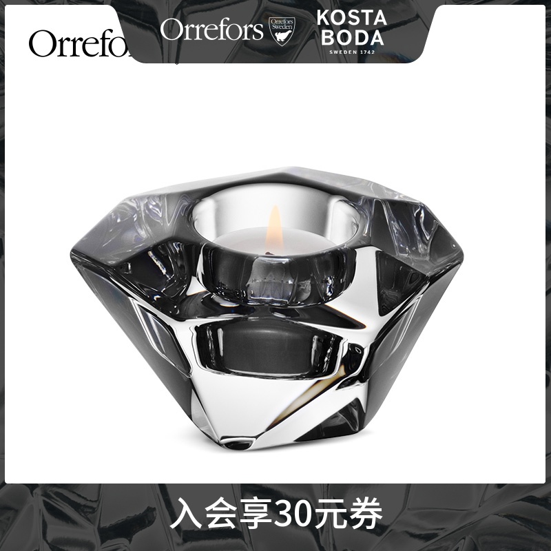 Orrefors进口手工水晶玻璃PRECIOUS北欧家用灯饰创意浪漫烛台摆件在类目 家居饰品, 蜡烛/烛台, 烛台中 - 来自Buy2taobao.com提供专业的淘宝代购服务