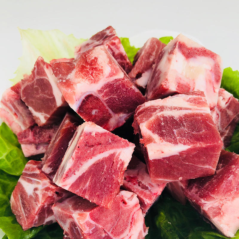 一折生猪肉_热卖通排块猪肋排10kg/箱餐饮食材简加工猪肉骨头块代工生