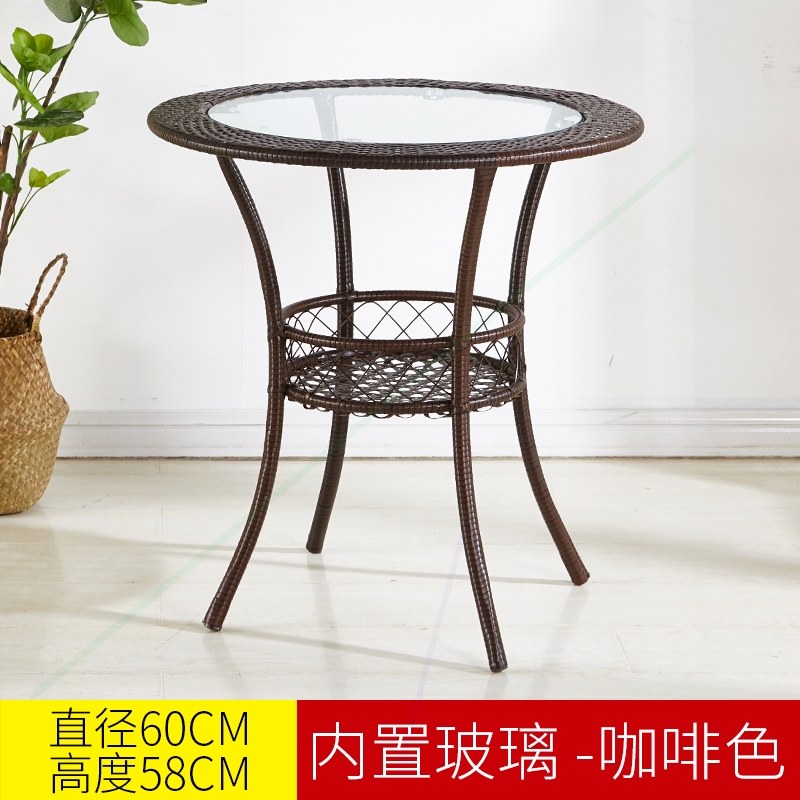 藤茶几加固藤桌桌椅露台室外家居编织迷你飘窗喝茶休闲茶几小圆桌|ruв категории жилой мебели, несколько видов, чайный столик - от Buy2taobao.com для оказания профессиональной услуги покупки агента Taobao