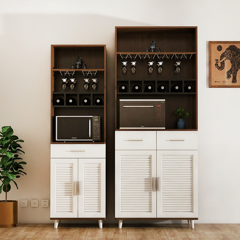 红酒架子饭厅餐厅一体靠墙客厅简约现代家用小型家居落地式小酒柜