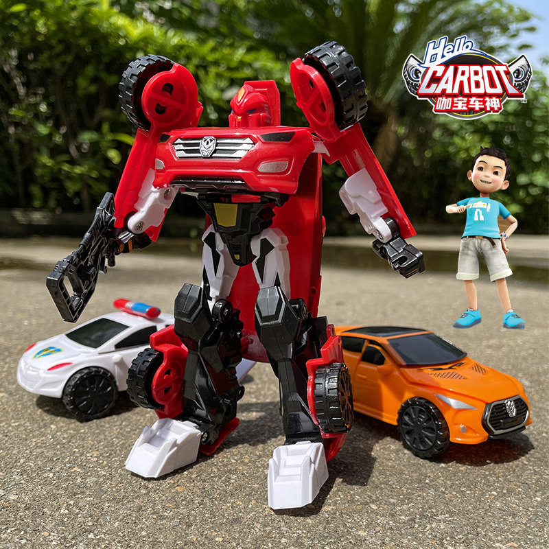 咖宝车神变形车玩具汽车机器人男孩王牌车手合体伽宝卡宝赛车