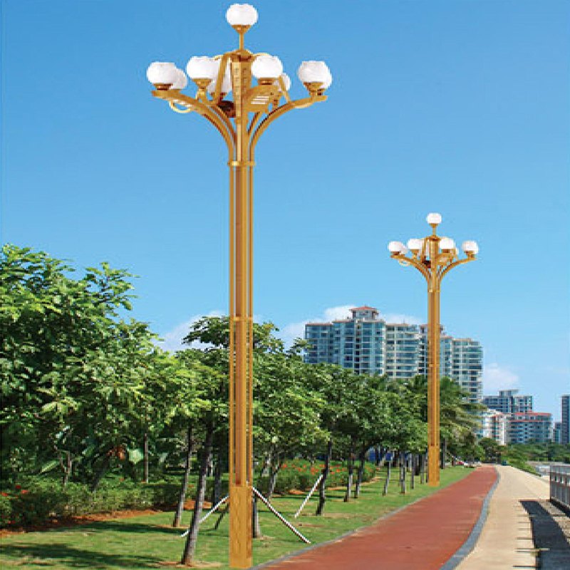 定制户外大型玉兰灯景观庭院灯八叉九火创意异型道路照明路灯全套