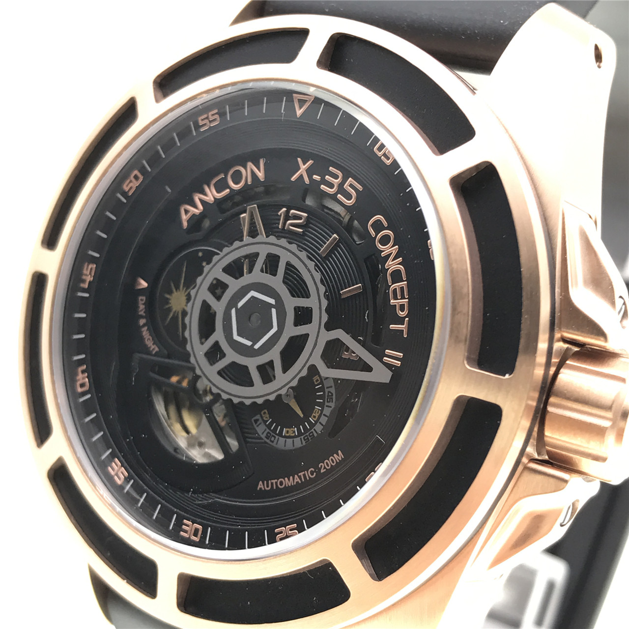 [无保留价][9.9新]ancon自动机械男表 x-35c206