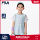 FILA斐乐童装儿童短袖衫2023夏季新款女小童篮球运动假两件T恤