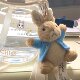 英国正版Peter Rabbit比得免钥匙扣本杰明夫人钥匙扣挂件毛绒公仔