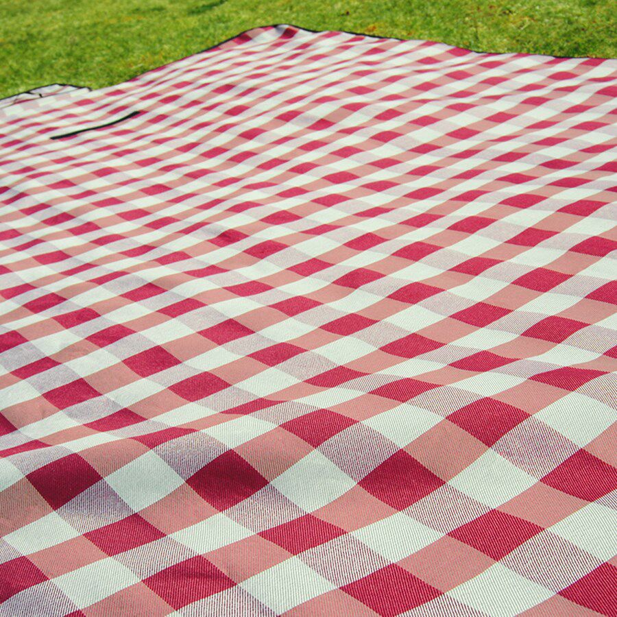 春游野餐垫防潮垫户外便携防水牛津布草坪地毯日式田园格子野餐布