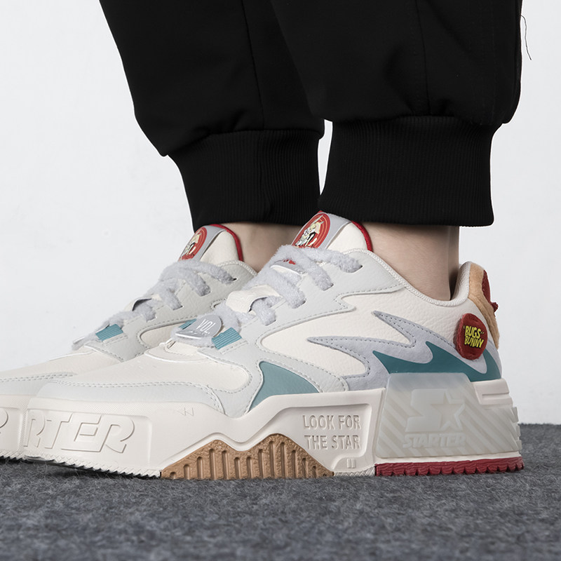 starter 兔八哥联名款板鞋男vol音浪系列厚底增高潮流休闲运动鞋