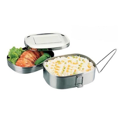 单层小号不锈钢饭盒