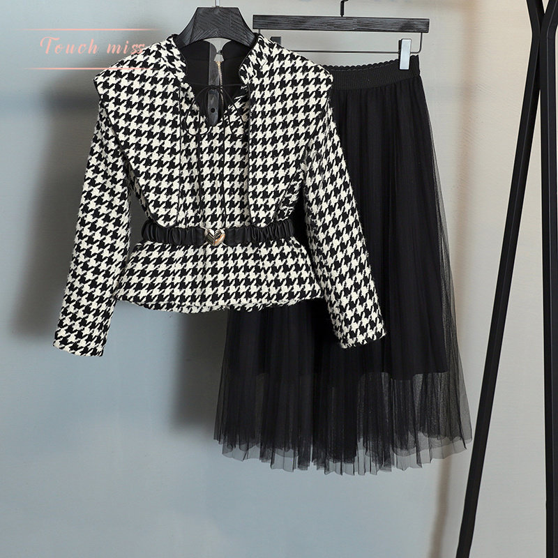 touch miss 高端成衣的优惠券大全—touch miss 法式高奢小香风套装裙