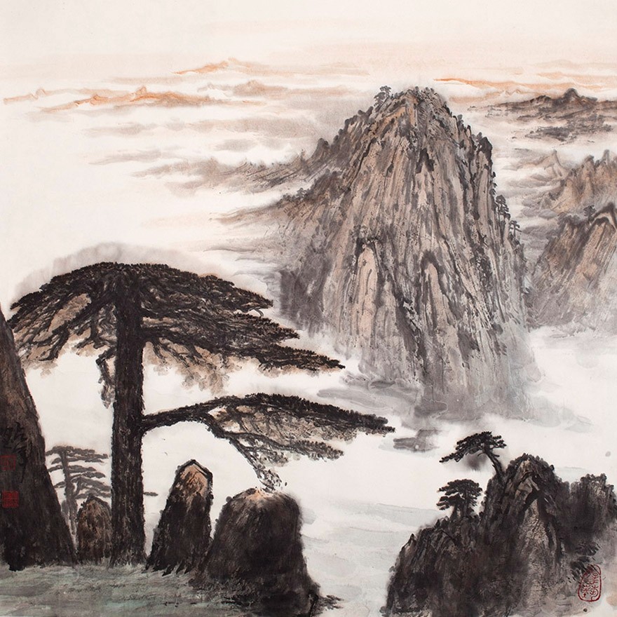 刘占军 《松山图》北京美术家协会会员