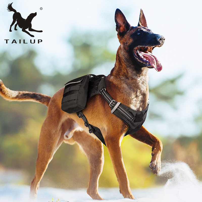 tailup金果果宠物用胸背带k9军队警犬训练用战术背心新品狗狗衣服