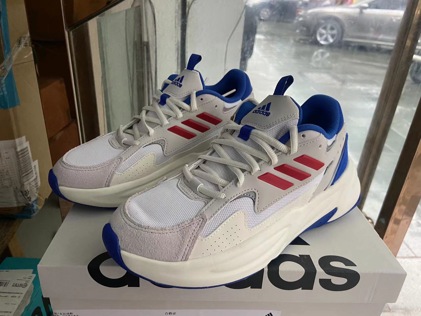 专柜正品阿迪达斯ADIDAS OZWAVE厚底休闲老爹鞋运动波波鞋IF7106