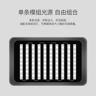 雷士照明led长灯条环形灯管灯带客厅灯磁吸光源模组替换吸顶灯芯