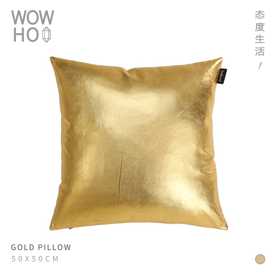 WOWHOO我活牛仔棉烫金极简奢华金色抱枕汽车靠枕沙发枕在类目 居家布艺, 靠垫/抱枕中 - 来自Buy2taobao.com提供专业的淘宝代购服务