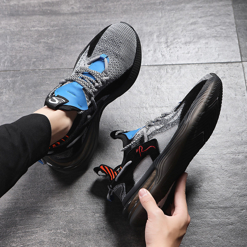 男主角 运动网面透气休闲男鞋