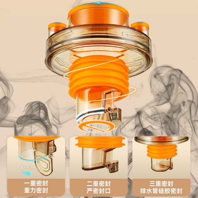 厨房下水管道三通防臭接头洗手盆水槽洗碗机净水器洗衣机排水神器